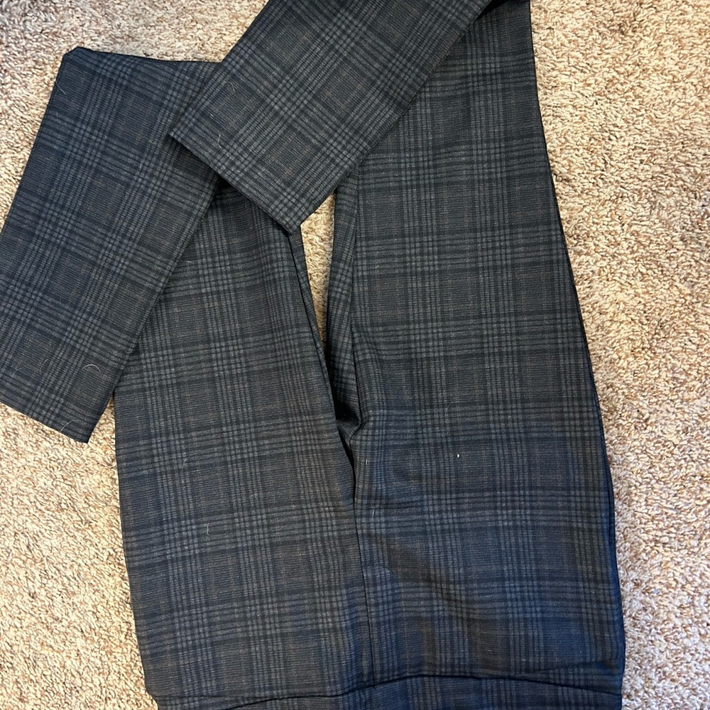 Dalia women’s Plaid Pants - Dark Gray